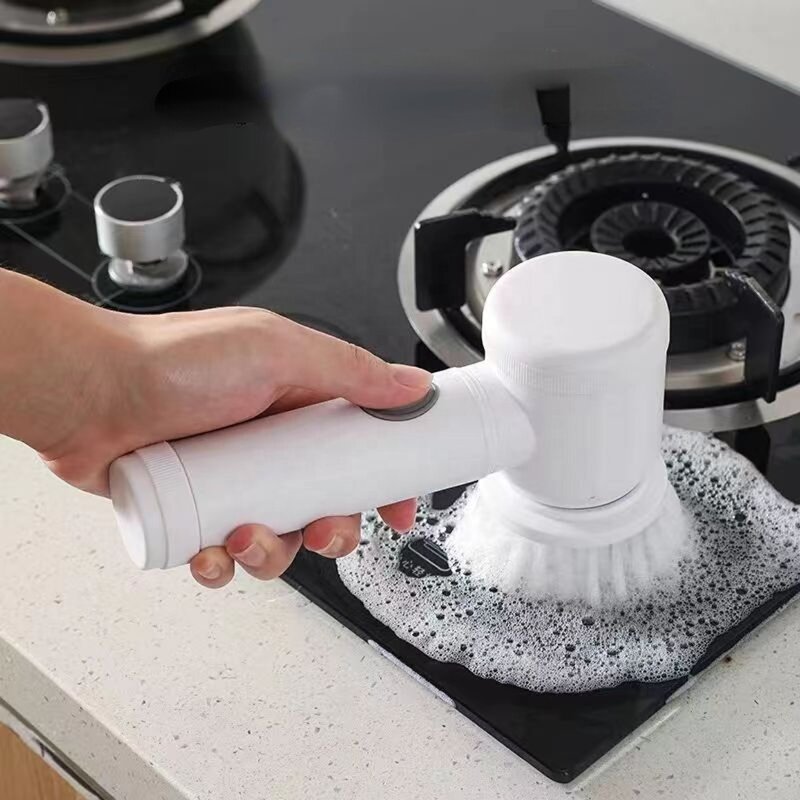 Cleaning Brush Manufacturer - Shifx Kitchen Dishwashing Sink Cleaning Bathroom USB Charging Rotary Washer