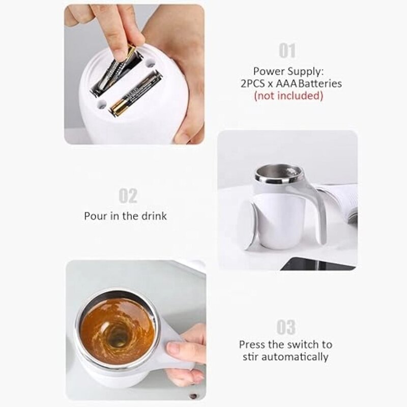 Coffee Mug Manufacturer - New Smart Drinkware Stainless Steel Electric Magnetic Auto Self Stirring