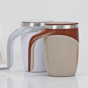 Coffee Mug Manufacturer - New Smart Drinkware Stainless Steel Electric Magnetic Auto Self Stirring