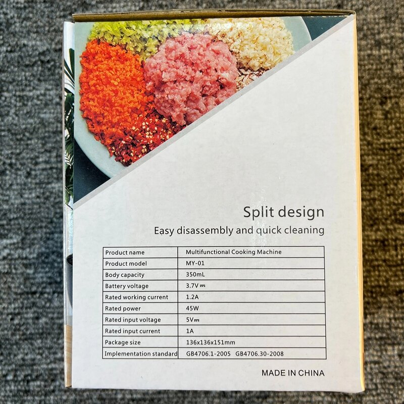 Food Chopper Manufacturer - Kitchen Small Wireless Garlic Crusher Electric Vegetable Chopper Baby