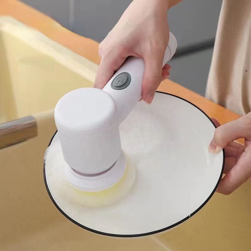 Cleaning Brush Manufacturer - Shifx Kitchen Dishwashing Sink Cleaning Bathroom USB Charging Rotary Washer