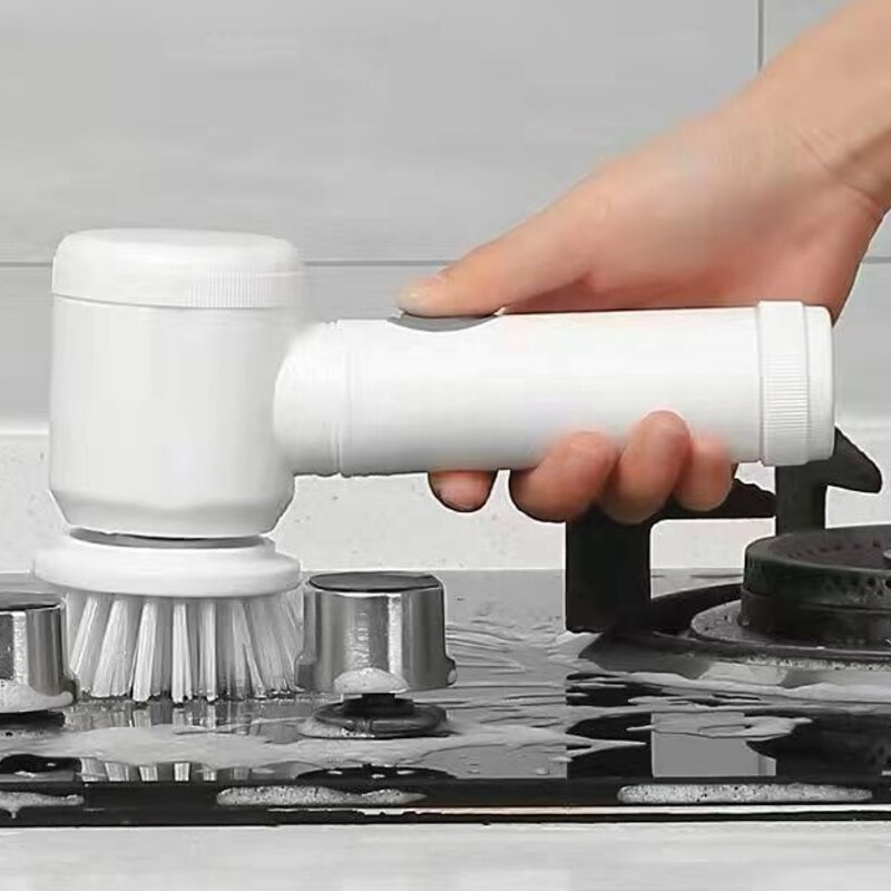 Cleaning Brush Manufacturer - Shifx Kitchen Dishwashing Sink Cleaning Bathroom USB Charging Rotary Washer