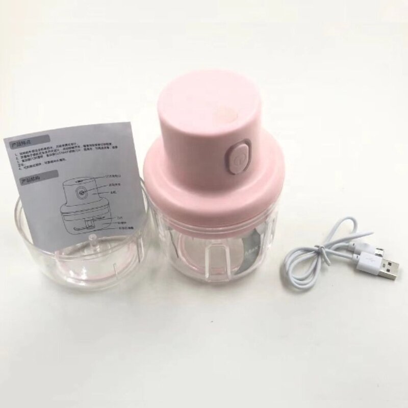 Food Chopper Manufacturer - Automatic Mini Press Intelligent Electric Garlic Machine Wireless 100/250ml