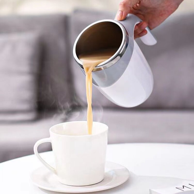 Coffee Mug Manufacturer - New Smart Drinkware Stainless Steel Electric Magnetic Auto Self Stirring