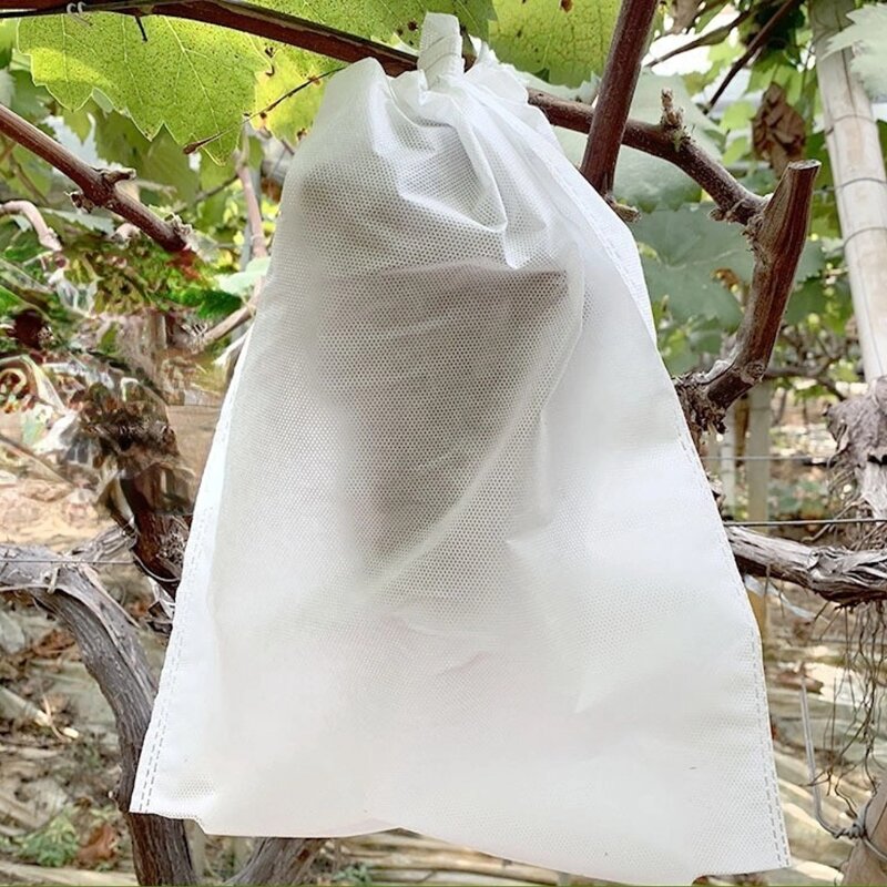 Fruit Protection Bags Manufacturer - Non-Woven Fabric Fruit Netting Cover Bags with Hole for Garden