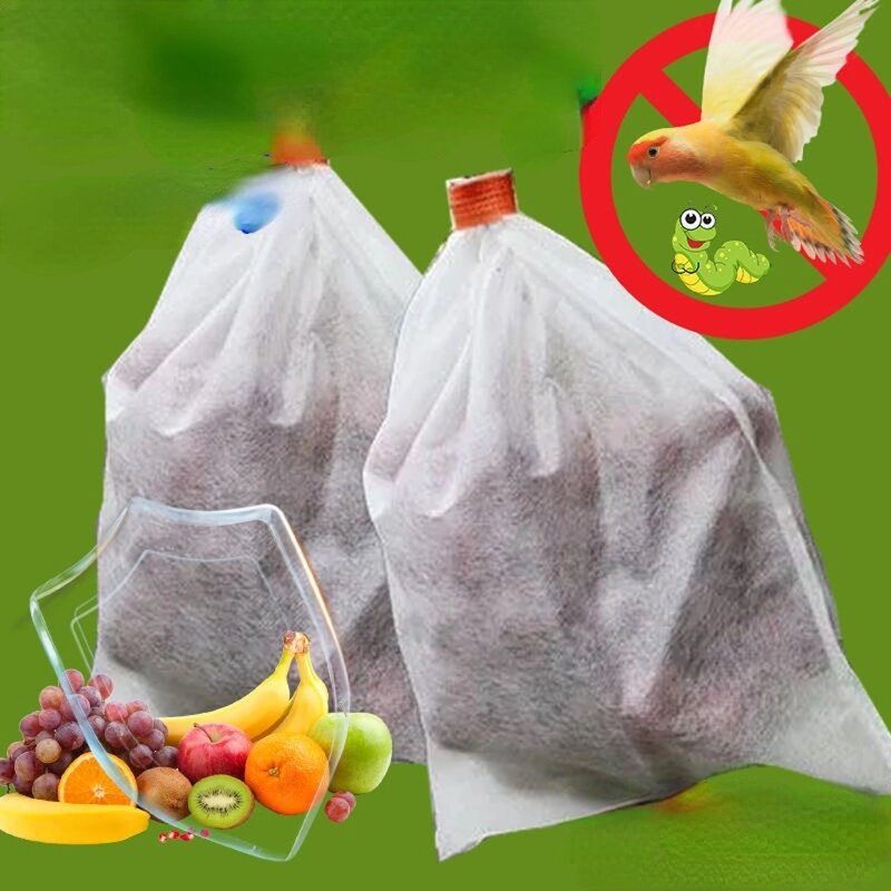 Fruit Protection Bags Manufacturer - Mingyu Agriculture pp Nonwoven Fabric Grape Growing Bag White