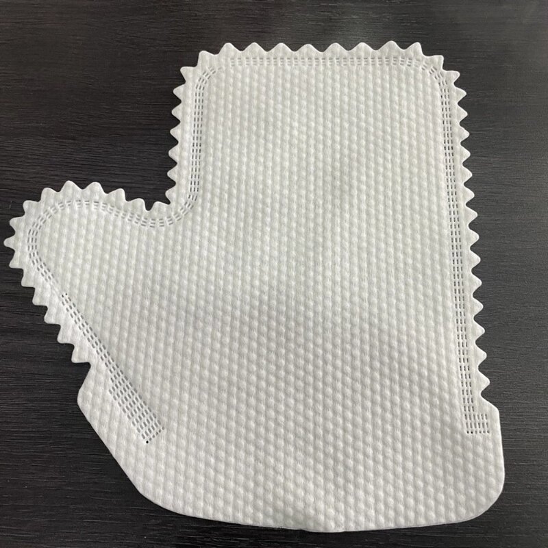 Dusting Gloves Manufacturer - DS1461 100Pcs Thicken Dust Wipe Reusable Mitt Microfiber White
