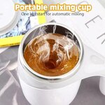 Automatic coffee mixing cup