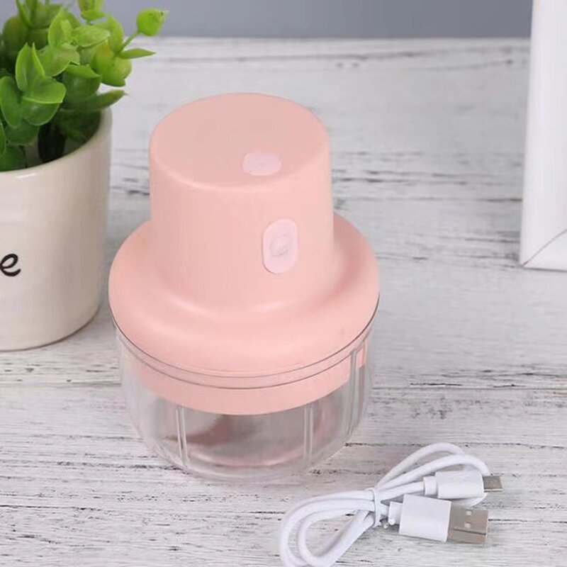 Food Chopper Manufacturer - Fully Automatic Mini Press Intelligent Electric Garlic Machine Wireless 100/250ml