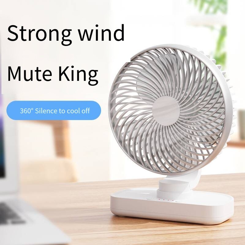 Table Fan Manufacturer - Super Powerful Silent Adjustable Angle Home Dormitory Mute Desktop USB