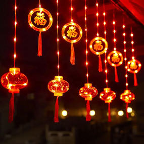 String Lamp Manufacturer - Chinese New Year Led Chinese Knot Red Lantern Christmas 2024 Decorative