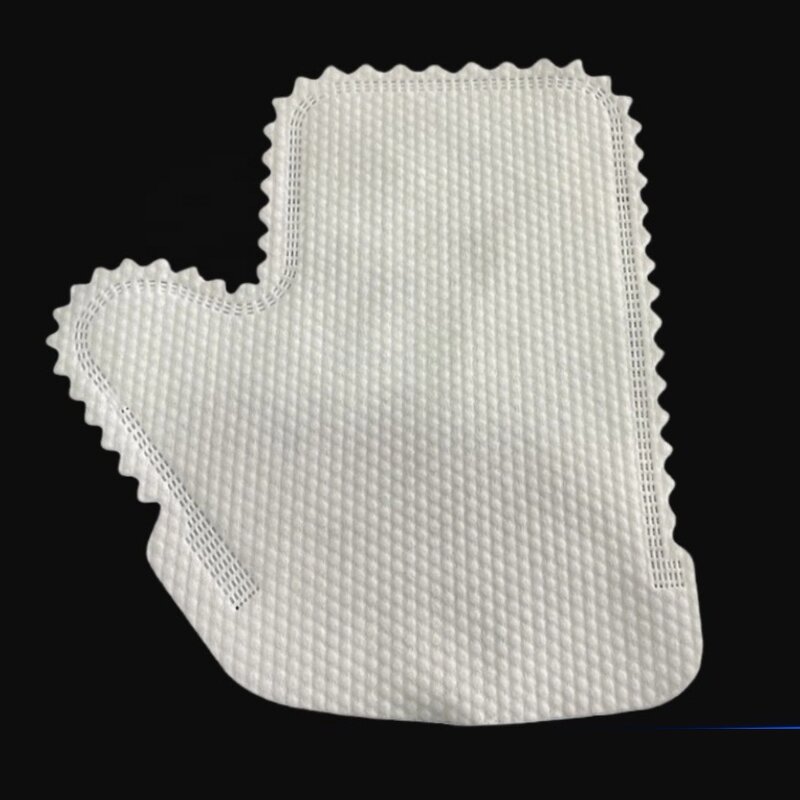 Dusting Gloves Manufacturer - DS1461 100Pcs Thicken Dust Wipe Reusable Mitt Microfiber White