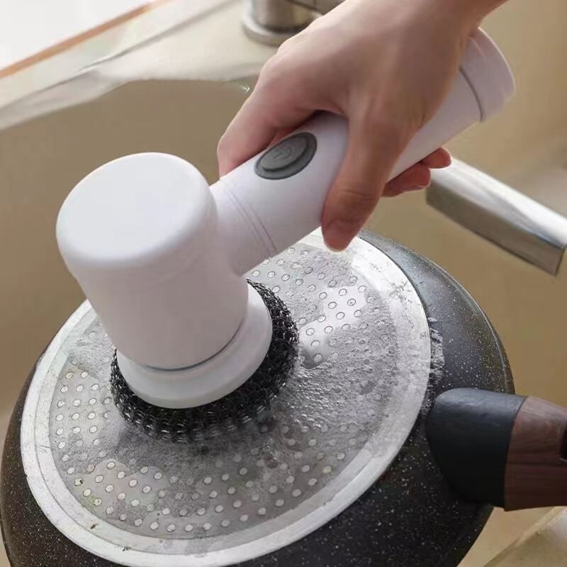 Cleaning Brush Manufacturer - Shifx Kitchen Dishwashing Sink Cleaning Bathroom USB Charging Rotary Washer