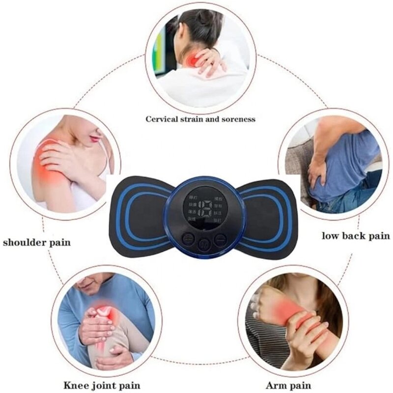 Massager Sticker Manufacturer - EMS Pulse Mini Electric Cupping for Shoulder Leg Cervical Muscle