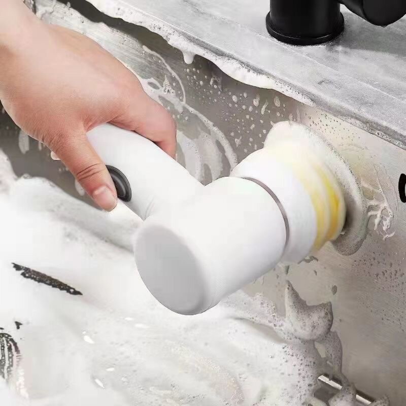 Cleaning Brush Manufacturer - Shifx Kitchen Dishwashing Sink Cleaning Bathroom USB Charging Rotary Washer