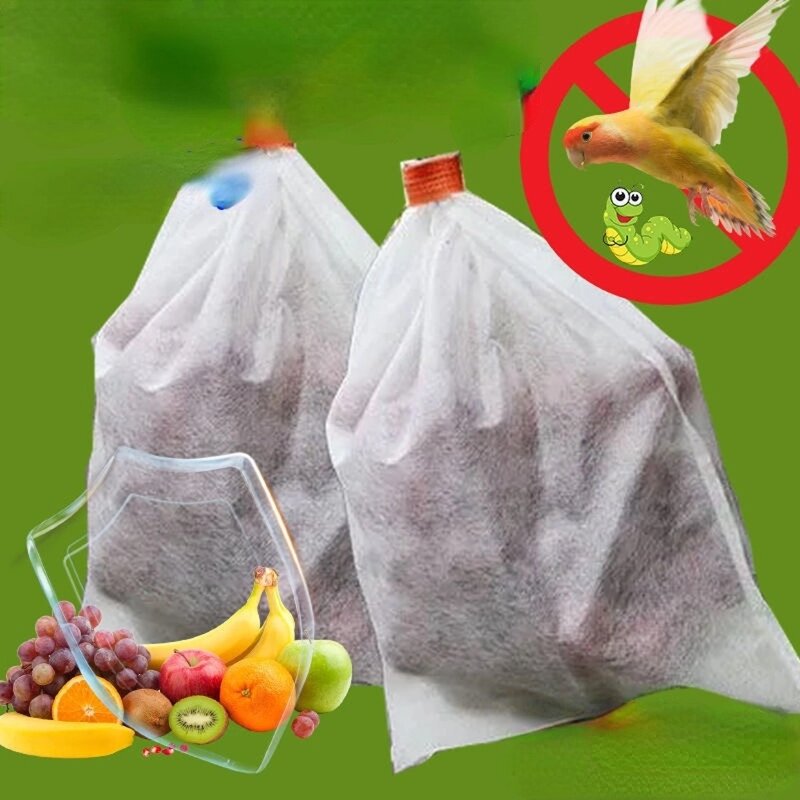 Fruit Protection Bags Manufacturer - Non-Woven Fabric Fruit Netting Cover Bags With Hole for Garden