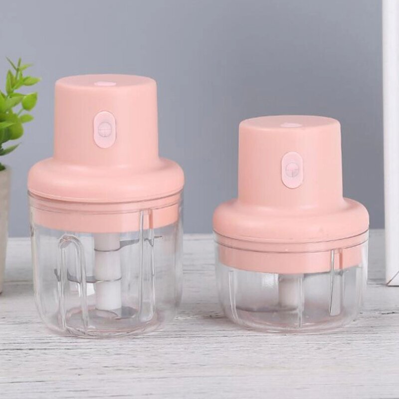 Food Chopper Manufacturer - Fully Automatic Mini Press Intelligent Electric Garlic Machine Wireless 100/250ml