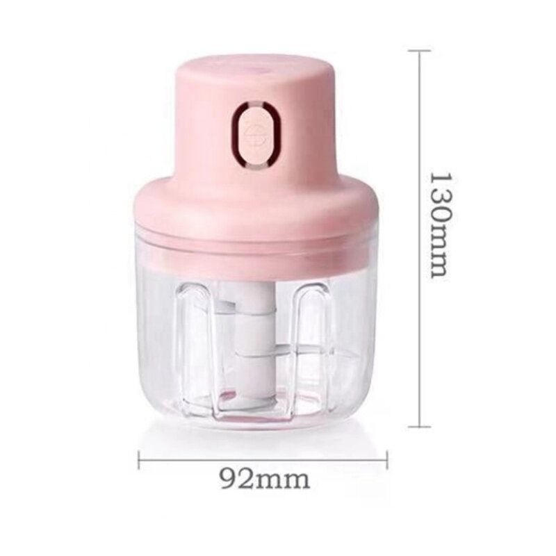 Food Chopper Manufacturer - Fully Automatic Mini Press Intelligent Electric Garlic Machine Wireless 100/250ml