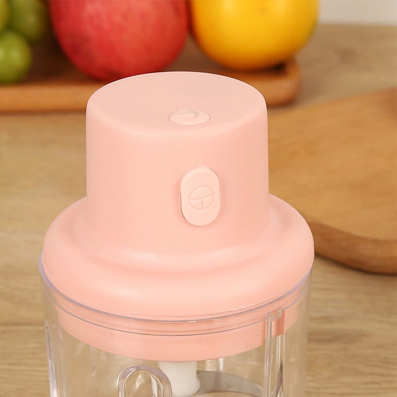 Food Chopper Manufacturer - Fully Automatic Mini Press Intelligent Electric Garlic Machine Wireless 100/250ml