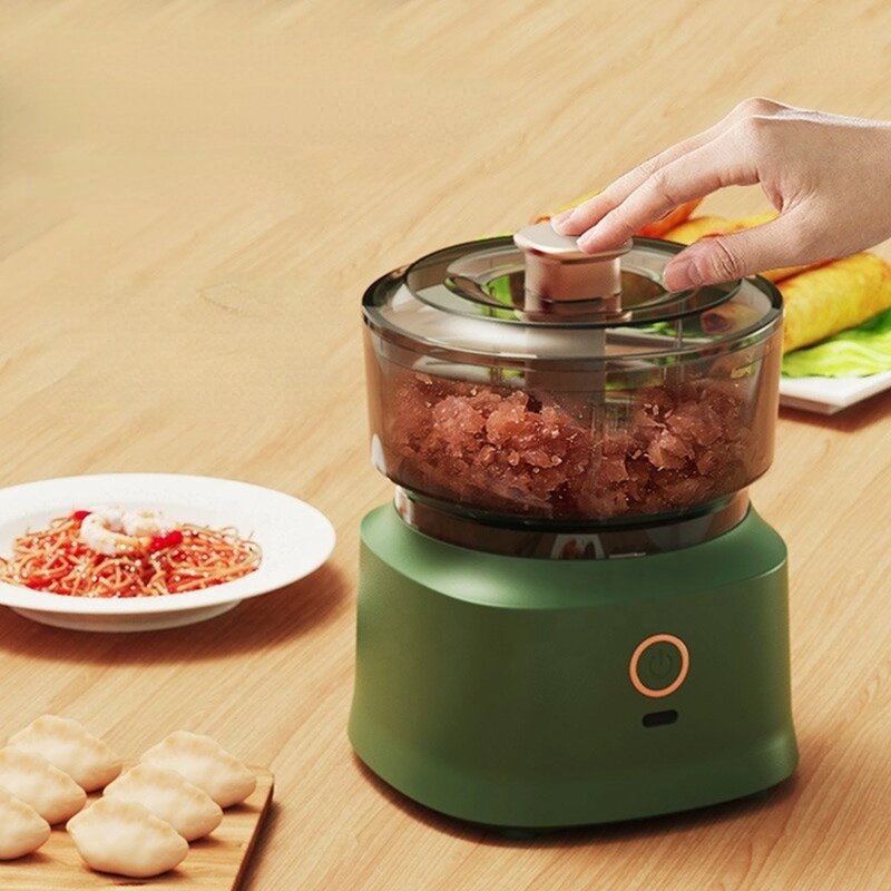 Food Chopper Manufacturer - Kitchen Small Wireless Garlic Crusher Electric Vegetable Chopper Baby