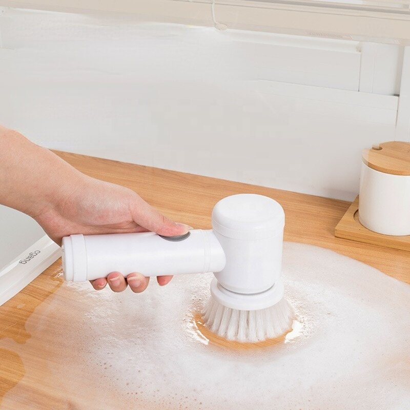 Cleaning Brush Manufacturer - Shifx Kitchen Dishwashing Sink Cleaning Bathroom USB Charging Rotary Washer