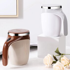 Coffee Mug Manufacturer - New Smart Drinkware Stainless Steel Electric Magnetic Auto Self Stirring