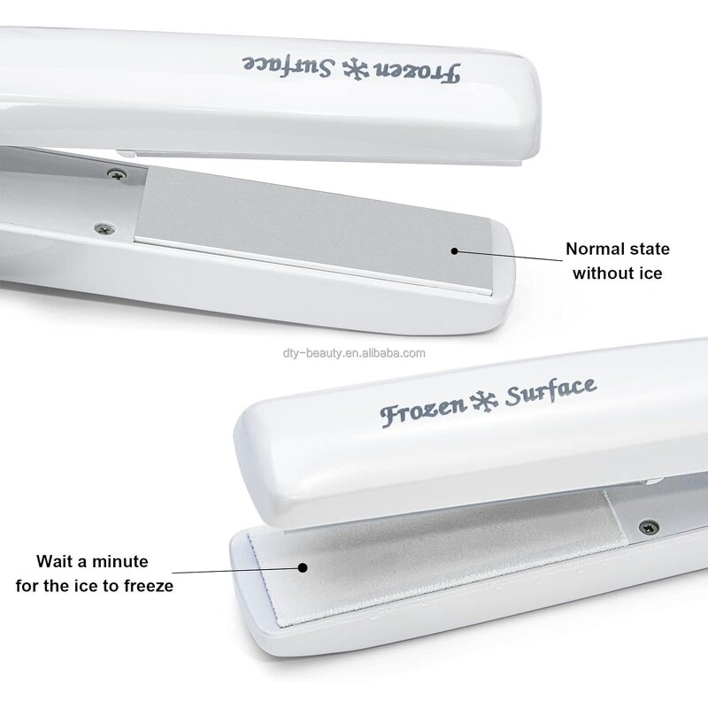 Hair Care Machine Manufacturer - DTY Stainless Steel Ice Cold Frozen Flat Iron for Professional Salon