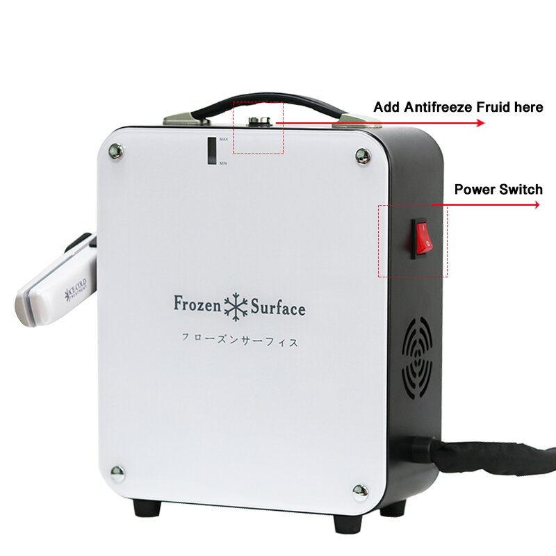 Hair Care Machine Manufacturer - DTY Stainless Steel Ice Cold Frozen Flat Iron for Professional Salon