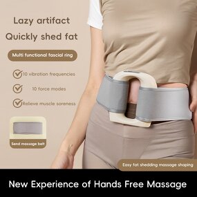 Fascial Ring Massager - Hand-Held Cordless Deep Tissue Percussion Body Tool