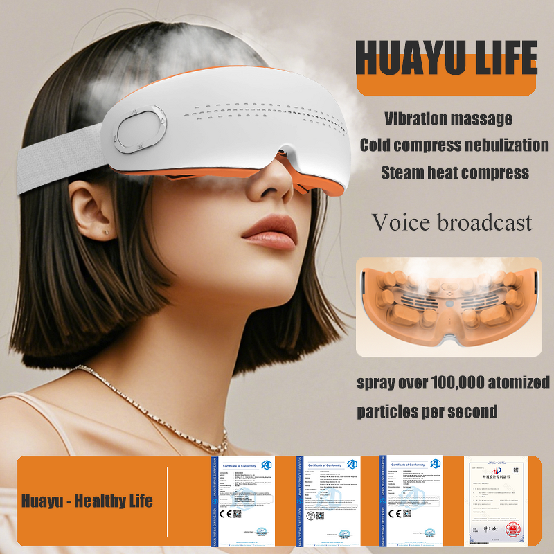 Eye Care Device - Atomizing Acupressure Hot Compress Smart Nano Steam Tool