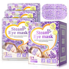 Steam Eye Mask - Custom Cotton Hot Elastic Strap Improved Sleep Promotion Tool