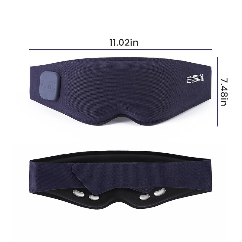 Heated Eye Mask - Cordless Rechargeable Warm Compress Microcurrent Eye Tool