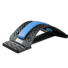 Back Massager - Lumbar Traction Pain Relief Therapy Device Tool