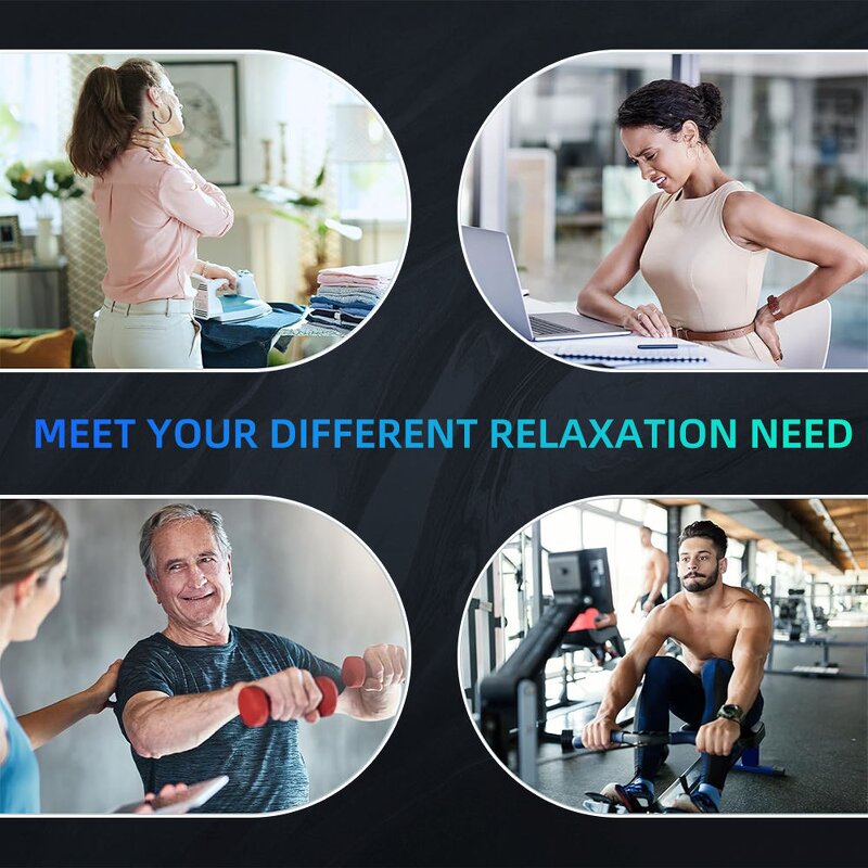 Fascia Massage Gun - Intelligent Cordless Brushless Foldable Telescopic Hammer