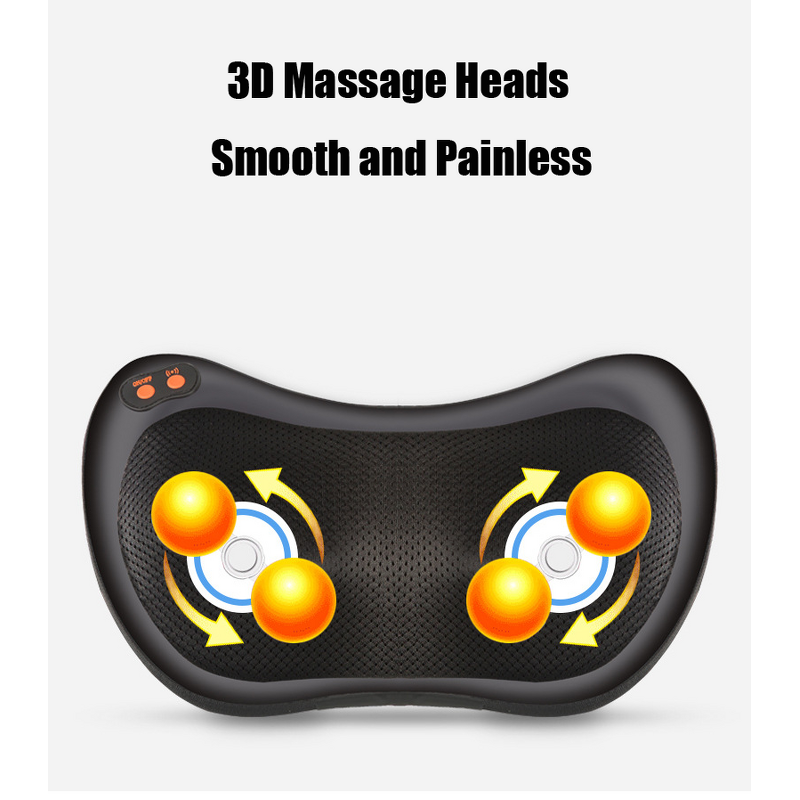 Massage Pillow - Wholesale Multi-functional Back Waist Plug-in Neck Kneading Tool