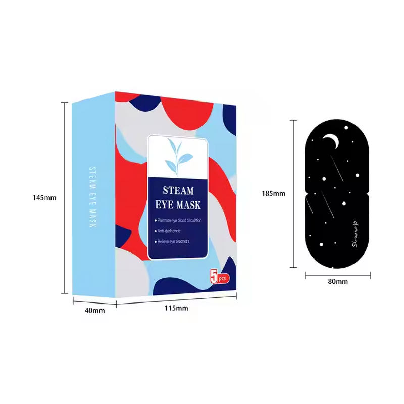 Steam Eye Mask - Wholesale Custom Blackout Cotton Elastic Strap Dark Circles