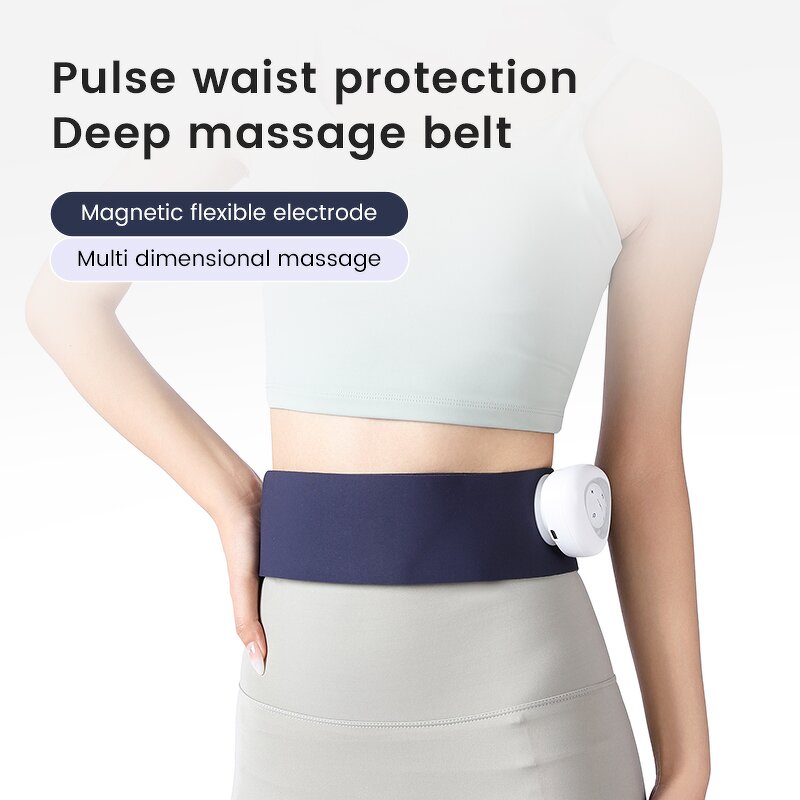 Waist Massage Belt - 3 Level Red Light Hot Compress Abdominal Back Support
