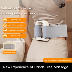Mini Fascia Ring Massager - 2025 10-Level Waist Shaper Fat Burning Belt Tool