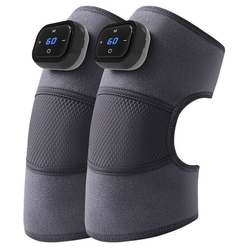 Knee Joint Massager - Portable Full Coverage Hot Compression Vibration Wireless