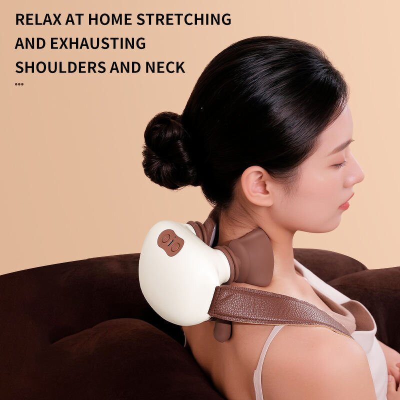 Neck Shoulder Massager - 2026 Trending Bionic Finger Heated Pain Relief Tool