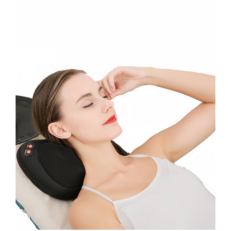 Shiatsu Massage Pillow - Electronic Kneading Heat Portable Back Neck Leg Tool