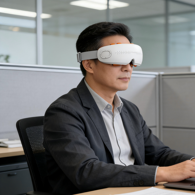 Steam Eye Massager - 2025 Atomization Music Heat Mist Dry Eyes Relief Tool