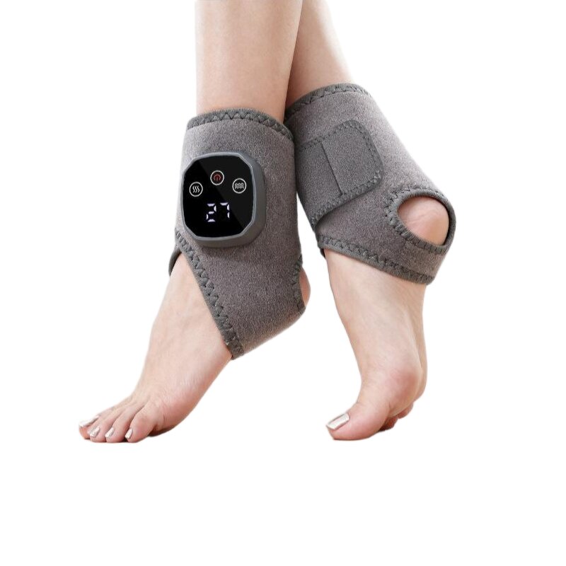Ankle Massager - Multifunctional Foot Hand Calf Heating Vibration Cordless Belt