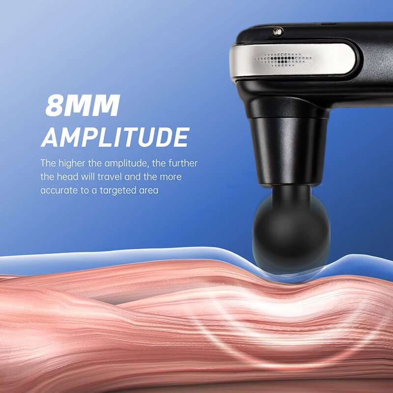 Fascia Massage Gun - Intelligent Cordless Brushless Foldable Telescopic Hammer