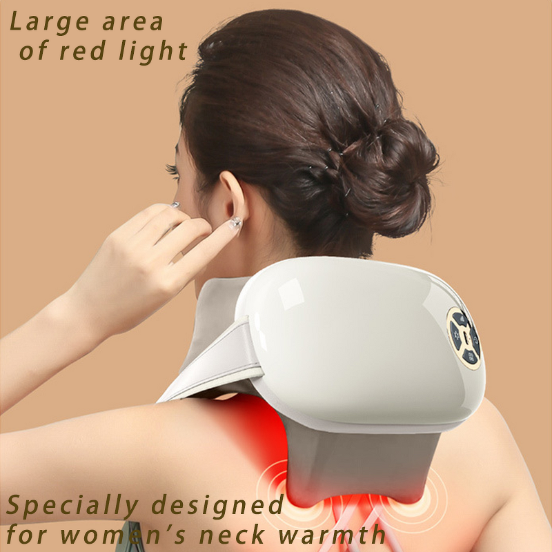 Intelligent Neck Massager - 2025 Electric Cervical Pain Relief Seat Kneading Tool