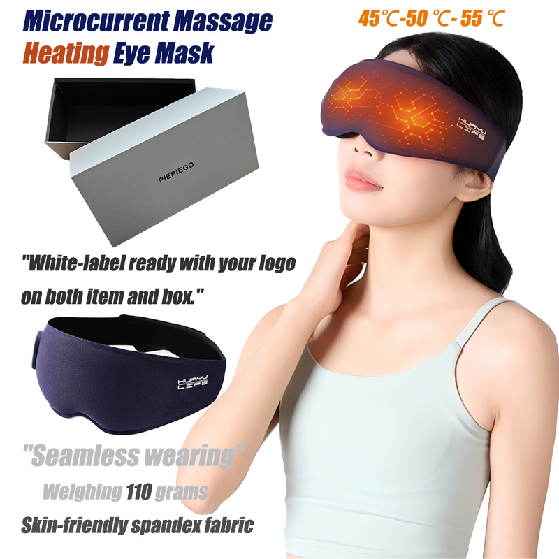 Microcurrent Eye Mask - 110g Spandex 1000mAh Graphene Heating Eye Care Tool