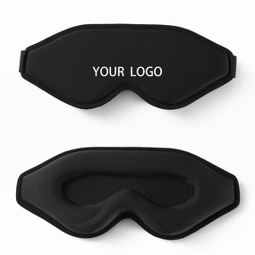 3D Eye Mask - Wholesale Custom Knit Soft Spandex Dark Circle Elimination Tool