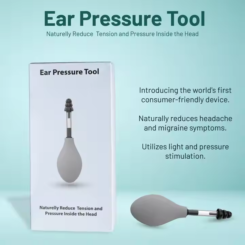 Migraine Relief Tool - Relieve Tension Stress Inner Ear Pressure Stimulation