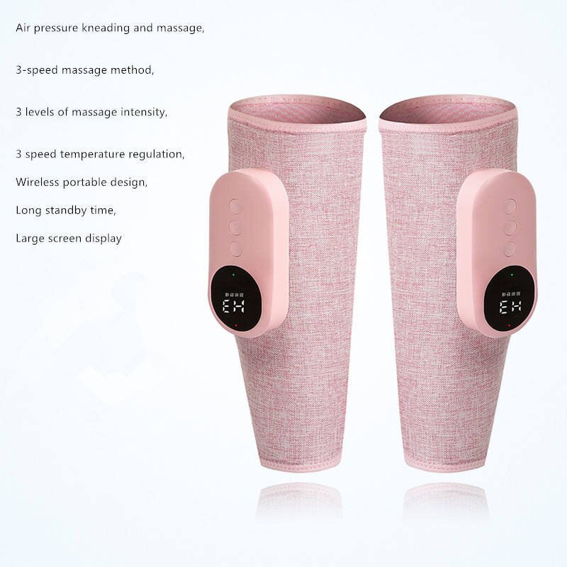 Calf Massager - Air Compression Heating 360° Leg Muscle Relax Pain Relief