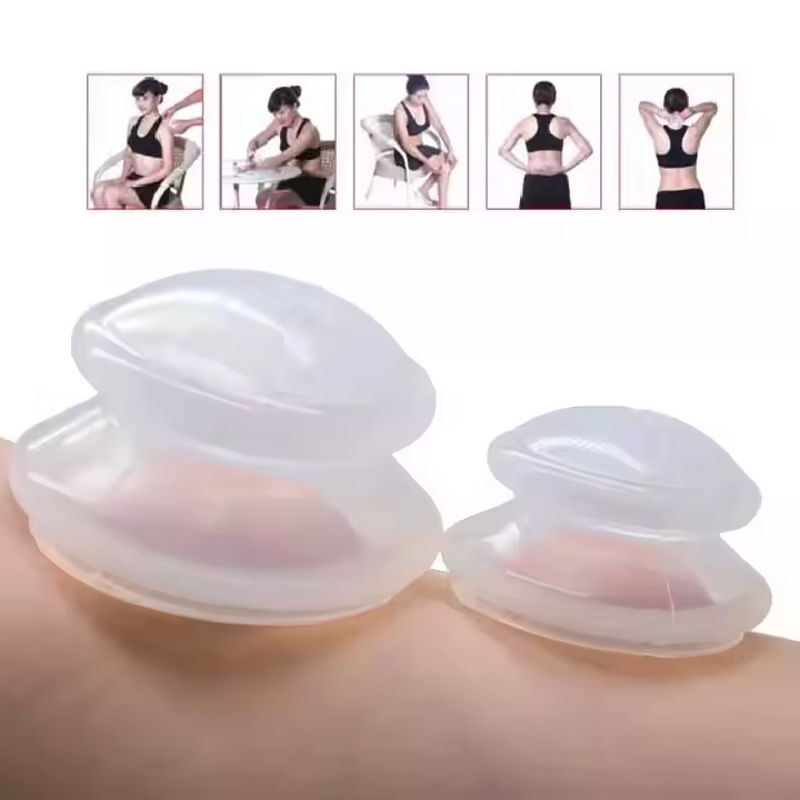 Silicone Cupping Set - Anti-Cellulite Vacuum Reusable Full Body Massage Cups